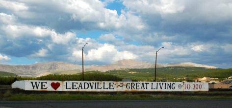 Leadville sign - Wristen